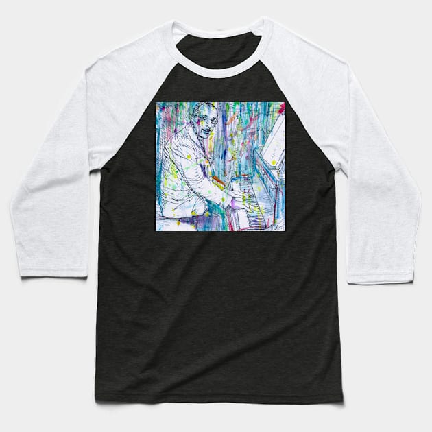 IGOR STRAVINSKY - watercolor portrait. 5 Baseball T-Shirt by lautir